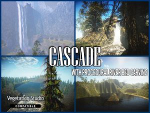 Asset Store Cascade River Lake Waterfall And More