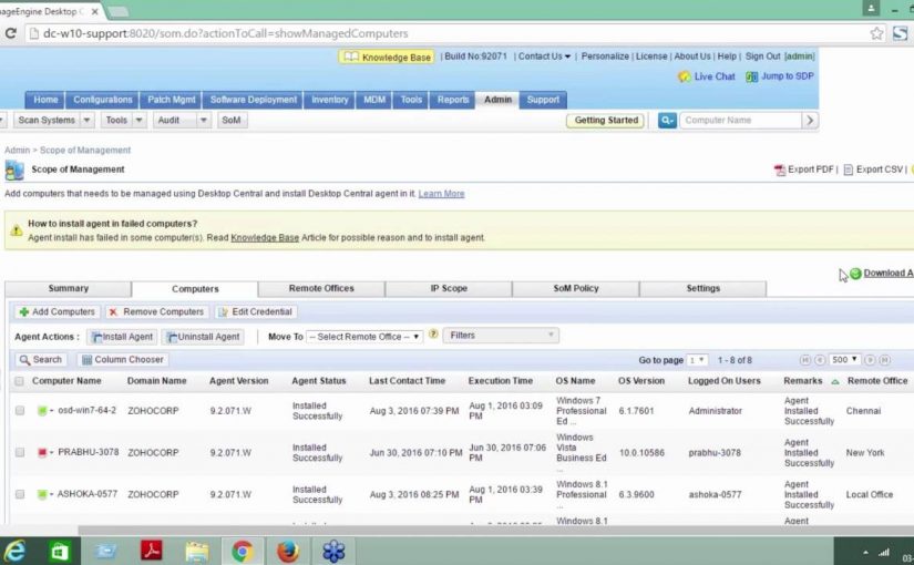 Canada ManageEngine Desktop Central 10.0.283