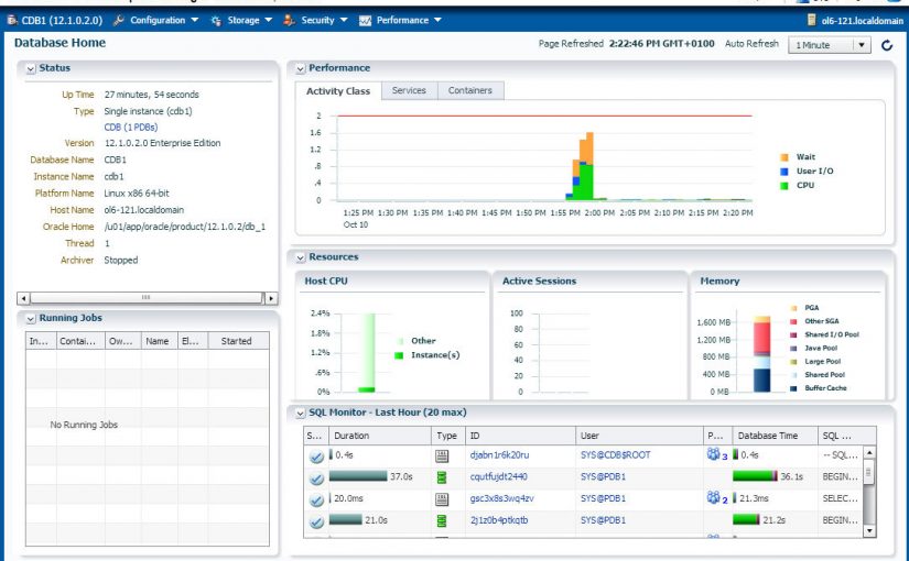 Oracle Database 12c Release 2 (12.2.0.1.0) Linux