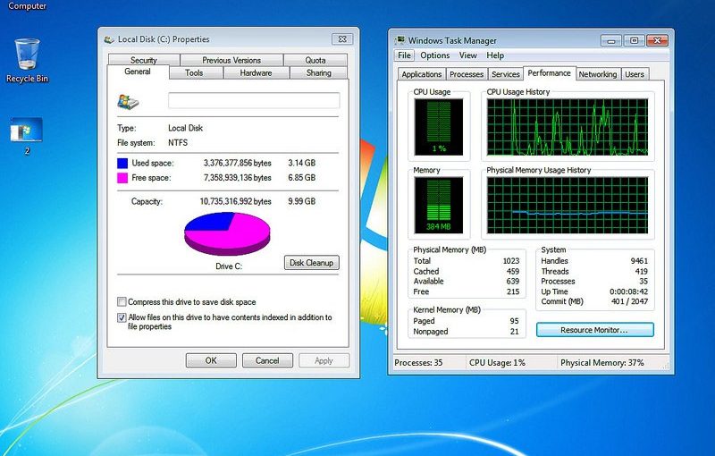 Windows 7 Lite x86 Jan 2018