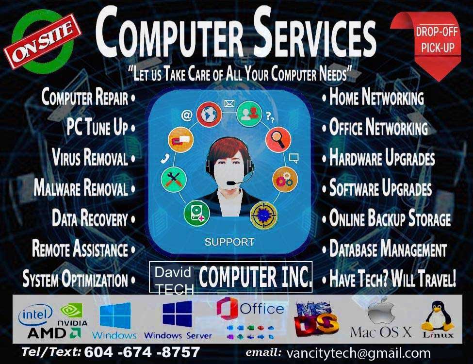 Computer Tutoring services in the Greater Vancouver area, we can train you to use ... iMac Macbook Pro setup, sync and training, Mac and Apple software training Services for Business include: IT consulting ...Apple Mac Software I.T. Solutions we offer a customized computer tutoring course we call ..lesson. ... private Lesson for Mac Software -Upgrade - Total solution - Grpahic design - Film video editor -  3D - Construction software on your Apple computer for vancouver BC CanadaMy passion of tutoring started in 2008 when I came to Vancouver as an international student. ... As the owner of Apple Tutoring, I feel that it is important to connect ... as facilitator is to pair the student with a tutor who is able to customize lessons in ... We are committed to accommodate the personal needs of each student and delivers professional Apple and Mac training, consulting, and technical support to your home, your business, or on the go in Vancouver.After careful thought and research, I will be teaching only video lessons for the ... -How-To-Install-Windows10-on-Mac Vancouver's Trusted Apple Support Consultants. Whether you're all Apple, or looking to integrate Macs or iPads into your existing ... iMac Macbook Pro setup, sync and training, Mac and Apple software training Services for Business include: IT consulting ...Apple Training in Vancouver. Learn valuable tips and tricks, enhance your OS X or iOS skills. Promote your career through classroom or online classes from $49 Start.WE INSTALL ANY CREATIVE AND ESSENTIAL SOFTWARE REMOTELYThis Service is available for most Apple computers or iMac Desktop : REMOTE ONLYYear 2009, 2010, 2011, 2012, 2013, 2014, 2015, 2016, 2017, 2018, 2019=) Apple Mac & Windows . Recovery PC . Windows7. Office . MAC OS X8 OR TEXT 604.674.8757 ==) Apple MAC Station – Computer Services PC/ MAC OS X / Windows7 / Windows 10 Pro installation Office 2016 / windows8 Repair computer .Mobile on Site .Repair Computer PC and MAC Homes and Offices in Vancouver – Mac OS X Installation and Recovery . MacBook , MacBook Pro , MacBook Air , iMac in Vancouver We are information technology consulting company serving the greater Vancouver area in Vancouver , Canada Onsite Computer Mac Apple , PC , Laptop technical support is available in Richmond, Vancouver, Delta, Surrey, Whiterock, Burnaby and New Westminster Our Tech support includes: • Onsite service and Fix repair , Data Recovery • Apple Mac and PC , Laptop Software , Hardware , Printers , Wifi , web design training • Remote Access Control , Setup Internet Wireless WiFi , Password Router , Cable Cat5 , • Software Installation Include Microsoft Office 2013 , Adobe PhotoShop CS5 , CS6 , Windows7 , Windows8 • Computer Apple Macbook , Macbook Pro Repair Fix Recovery MAC OS X .Upgrade MAC OS X to Mountain Lion 10.8.5 10.14.6 10.15.1 • Web Design for small business and real estate Just start $49 Knowledgeable, Reliable and Responsive IT Support. Server & Network support. IT Consulting. Remote Support. Managed IT. Services: Managed IT Services, Dental IT Services, CCTV Services, Telecom Services, Web Solutions, Networking, site Remote Support.WE INSTALL ESSENTIAL SOFTWARE TOTAL SOLUTION Editing Programs: Final Cut Pro X, Logic Pro X, Adobe Photoshop, InDesign, Illustrator and MS Office 2019 FOR ANY RETINA APPLE MACIs your apple mac computer running SLOW and need the latest version of software?Vancouver, Coquitlam, Burnaby, Richmond, Langley, Surrey, New Westminster, North, South, East, West, Basement, Suite, Condo, Apartment, 1, 2, 3, one, two, three, bedroom, washroom, bathroom, bachelor, studio, Downtown, Airport, Westside, YVR, Fraser, River, Canada, Line, Skytrain, Kerrisdale, Granville, Oak, Cambie, Main, UBC, Langara, Joyce, Collingwood, Nanaimo, Ave, Avenue, Street, Station, Victoria, Drive, Kingsway, Rupert, Knight, Boundary, Metrotown, Metro, Transit, School, Luxury, Shaughnessy, Harbor, Coal, False, Creek, Ambleside, Marine, Beach, Crescent, Landing, Kings, Mariner, Barclay, Place, Landmark, Shaw, Unfurnished, Furnished, Marinaside, Tower, Hotel, Residences, Terraces, Fairmont, Imperial, Azura, Aquarius, Capitol, Electra, Elan, Seymour, Yale, Yaletown, Beatty, Century, Governor, Coopers, Resort, Wall, Centre, Creekside, Community, Center, Strathcona, Commercial, Chinatown, Bosa, Concert, Onni, St, Pauls, Cressey, Concord, Casino, Development, Max, Metropolis, Villas, Metropolitan, Point, Park, Sea, Seawall, Trump, Shangri, La, Hastings, Oakridge, Gastown, VGH, Olympic, Village, Opsal, English, Bay, Sunset, Elementary, High, Bridge, New, Brand, Renovated, House, Rent, bdrm, bdrms, Arbutus, Kitsilano, Point, Grey, Mt, Pleasant, Mt., Dunbar, Bike, Air, Conditioning, Garage, Short, Term, Lease, Home, Gym, Shopping, Mall, Cinema, Townhouse, Townhome, Ash, International, Language, Bus, Family, Couples, Professionals, Doctors, Nurses, Convenient, Student, Students, Roommates, Inclusive, Utilities, Included, End, Garden, Penthouse, SFU, VCC, VFS, Film, Crosstown, Robson, Georgia, Nordstrom, Telus, Shaw, Island, Smithe, Richards, Homer, Seymour, Rogers, Arena, BC, Place, Children’s, Stanley, Estate, Mansion, Pet, Pets, Dog, Dogs, Cats, Cat, Friendly, Quiet, Ferry, View, Marpole, Large, E, W, District, Waterfront, Ocean, Concierge, Views, Mountain, Expo, Line, Pier, Available, Now, Corporate, Office, Internet, Agency, Agent, Real, Pacific, Private, Road, Library, General, Denman, Square, Hall, Spectrum, Vista, Conference, Plaza, VacationThis Service is available for most hp , dell , windows 10, /// Apple macbook air , macbook pro computers or iMac Desktop :On-Site support at reasonable prices. Call now VANCOUVER-TECH.COM