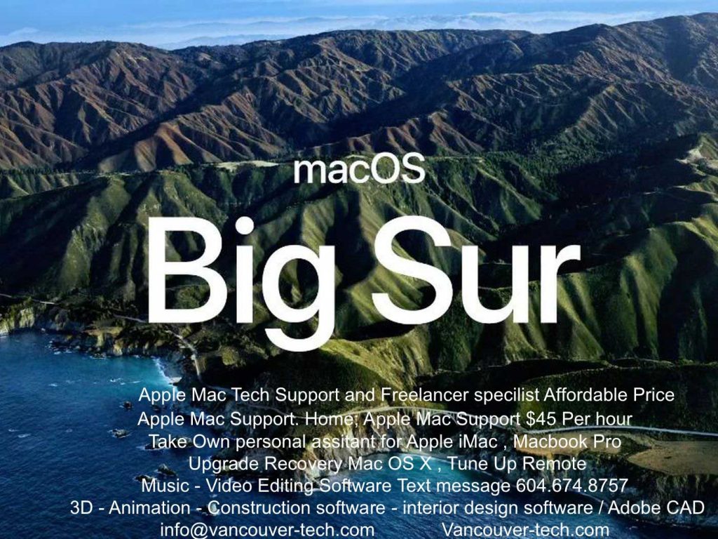 Apple will be releasing its latest operating system, Big Sur, on Thursday Nov 12, 2020. We are advising Mac users not to upgrade their ...training tutor vancouver bc Canada tech support IT apple iMac Adobe 3D film production Shop for University · Education Macintosh Training in Vancouver, BC - Apple Mac Classes www.trainup.com › Macintosh-Training-In-Vancouver-... TrainUp.com is your one-stop source for finding macintosh training courses in Vancouver, British Columbia. TrainUp.com currently lists macintosh training ... Vancouver Apple Training at New Horizons vancouver.newhorizons.com › ... › Application Courses Apple Training in Vancouver. Learn valuable tips and tricks, enhance your OS X or iOS skills. Promote your career through classroom or online classes from ... Pacific Centre - Apple Store - Apple (CA) www.apple.com › retail › pacificcentre Address. 701 West Georgia Street. Vancouver, BC V7Y 1G5. (778) 373-1800. Driving directions and map. Address. 701 West Georgia Street. Vancouver, BC ... Today at Apple - Pacific Centre - Apple www.apple.com › today › pacificcentre For Education. Open Menu Close Menu. Apple and Education · Shop for K–12 · Shop for University · Education Financing ... Training & Seminars – Simply Computing www.simply.ca › pages › training-seminars Get the most from your Apple Products We offer One-on-One Training and free workshops at your local Simply store. Your local Simply store offers much more ... Macinhome | Your Mac training and tech support experts macinhome.com Macinhome delivers professional Apple and Mac training, consulting, and technical support to your home, your business, or on the go in Vancouver. Apple Keynote Courses in Vancouver - Training Vancouver www.trainingvancouver.com › courses › apple-keynote Presentation Software Courses in Vancouver: Learn how to make a great show of your ideas. Apple Keynote makes beautiful presentations easy! iMovie Courses in Vancouver - Training Vancouver www.trainingvancouver.com › apple › apple-imovie Apple iMovie Classes Vancouver: Learn how to make polished, professional looking movies - it's easy when you know what you're doing. Apple Training, Mac Support & Consulting - Up Your Media upyourmedia.com › apple-mac-training ... Macintosh computer repair, group workshops, mobile support, on-site training and consultant services in cambie broadwat city hull on Vancouver Island, BC.Financing ...video editing