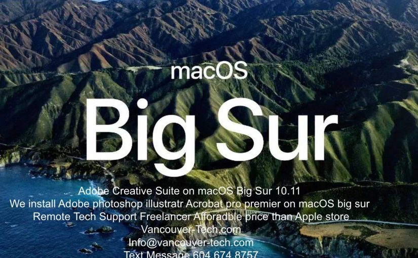 Premiere Photoshop, Apple Silicon, and Big Sur | macOS 11 – Adobe Stay up to date on how Adobe apps such as Photoshop, Lightroom, Illustrator, install in macOS Big Sur (macOS 11).