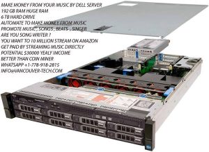 HP DELL server Tech Support installation software Esxi , Windows server 2021 2019 microsoft microtek cisco router network engineer ell_server_esxi_microsoft_windows_install_setup_network_engineer_cisco_microtek_hire_tech_support_freelancer_canada_vancouver_bc Dell Poweredge R720 16SFF 192GB E5-2650v2 2.6GHZ 16Cores 8x 600GB.10K H710P toronto ontario brampton hp used servers calgary dell hp installation freelancer tech support engineer network cisco microtek router access point canada dell store near me hp canadian lienware canada dell xps 17 canada esxi vmware installation windows server 2021 2019 2016 migration raid5 g15 g8 g9 720r 710 740 730 poweredge hp servers canada microtek Build My Server refurbished PowerEdge R720 Server with the highest quality standards Ideal for a robust enterprise environment or data center All servers include power cords, and other parts detailed in full product description below Custom configurations available upon request esxi , Windows Microsoft 2019 datacenter , raid5 , Vmware , Providing High end how much do Spotify, Apple Music, Tidal, Deezer and alike pay the artist? In this article, you will find out what are the average streaming rates … on Spotify, Apple Music, Google Play and Deezer; Amazon, Napster, … The chances are that the recording artist will make most of the money on streamingAmazon Music Are you a music artist ? we sell you a system include HUGE MEMORY 192 GB RAM DELL BEAST SERVER 10 TB XEON INCLUDE RAID CONTROLLER THAT IT CAN RUN 50 TO 80 WINDOWS 7 AND FOR EACH WINDOWS WE HAVE PYTHON CODE TO STREAMING AUTOMATION - WE WILL SETUP ALL SOFTWARE AND HARDWARE ALSP HP SERVER AVAILABLE TOO G8 G9 SO YOU WILL MAKE MONEY PASSIVE INCOME ON AMAZON MUSIC $1000 TO $5000 PER MONTH . EACH SERVER COST $3499 INCLUDE SOFTWARE + 80 WINDOWS VMWARE MACHINE Spotify Apple Music Pandora Tidal Deezer YouTube Music Soundcloud Sirius XM iHeartRadio online music royalty calculator to work out the revenue you can earn through streaming services Spotify, Apple Music, Deezer and DSPs. how much do artists make from streaming how much does audiomack pay per stream how much does spotify pay for 1 million streams how much does spotify pay for 10,000 streams how much does spotify pay artists how to make money streaming music how much does soundcloud pay per stream highest paying streaming service 2021 how much do Spotify, Apple Music, Tidal, Deezer and alike pay the artist? In this article, you will find out what are the average streaming rates … on Spotify, Apple Music, Google Play and Deezer; Amazon, Napster, … The chances are that the recording artist will make most of the money on streamingAmazon Music Spotify Apple Music Pandora Tidal Deezer YouTube Music Soundcloud Sirius XM iHeartRadio online music royalty calculator to work out the revenue you can earn through streaming services Spotify, Apple Music, Deezer and DSPs. how much do artists make from streaming how much does audiomack pay per stream how much does spotify pay for 1 million streams how much does spotify pay for 10,000 streams how much does spotify pay artists how to make money streaming music how much does soundcloud pay per stream highest paying streaming service 2021 WE HAVE A CUSTOM SOFTWARE ON VITUAL MACHINE ON SERVER THAT YOU CAN STREAM YOUR MUSIC AND MAKE MONEY FROM STREAMING ON AMAZON MUSIC OR TODAL . $200 PER MONTH FOR EACH SONG . Spotify, Apple Music, YouTube Music, Amazon Music, Tidal The existing music systems like Spotify, SoundCloud, Rdio, Amazon Music, Deezer, Apple Music, Pandora, tidal . are very complex and were developed over a … Best music service 2021: Premium music streaming apps · Spotify Premium · Apple Music · YouTube Music Premium · Amazon Music Unlimited · Tidal · Qobuz. Apple Music, Spotify, Pandora, Tidal, and more · Amazon Music Unlimited & Prime Music · Apple Music · Idagio · LiveXLive .. tidal vs spotify Social Media Marketing Service Such as Facebookmware esxi 7 raid controller compatibility esxi 7 not detecting hard drive esxi not detecting hard drive vmware not detecting hard disk vmware compatibility matrix esxi 7 ssd not detected esxi software raid dell server hard drive not detected dell store dell support dell us dell xps dell laptops dell gaming pc dell gaming laptop esxi 7 usb install esxi 7 boot disk size esxi 7 boot from san best sd card for esxi vmware sd card support how to install vmware esxi on windows 10 vsphere